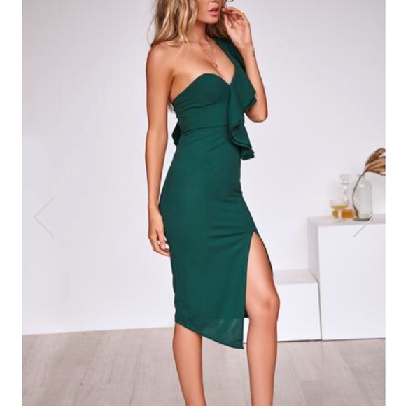 Emerald green Xenia boutique dress - Picture 2 of 3